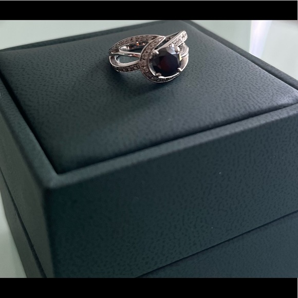 NEW Mark Schneider Faithful- 1.5ct black diamond,.61 rnd diamonds,size 5 - Picture 5 of 11